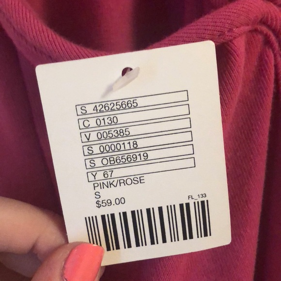 Fuchsia open back midi dress - Picture 4 of 4